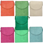 32598-7 COLORS - 7 PIECE SHOULDER/CROSSBODY BAG (7 COLORS)